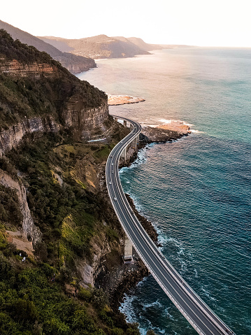 Sea Cliff Bridge along the east coast of Australia
