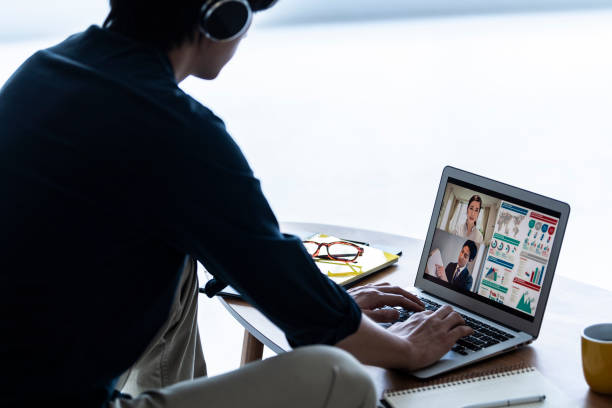 istock A businessman is having an online meeting with a client 1296433911