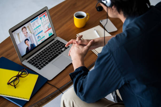 istock A businessman is having an online meeting with a client 1296433926