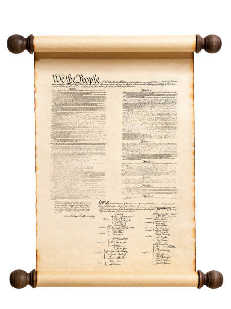 istock United States Constitution Isolated on White 1296440926