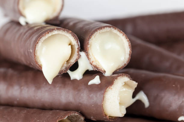 istock broken waffle tubes with filling 1296446116