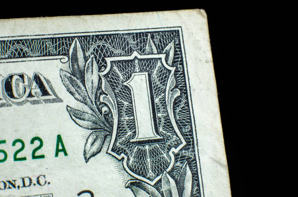 istock American dollar close up photo. Macro banknotes. 1296448689