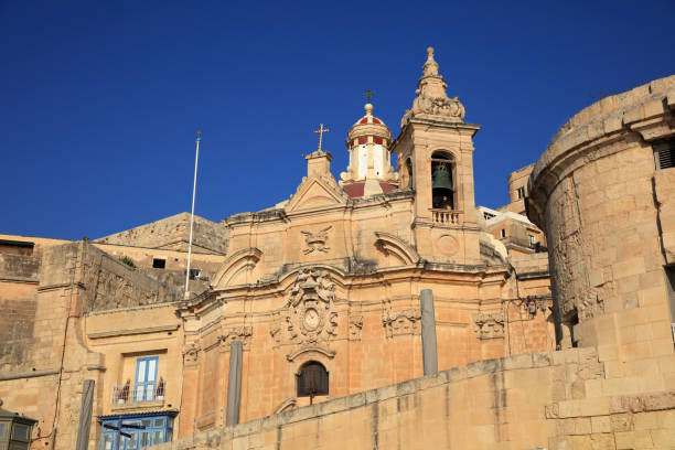 istock Church in Valletta. Malta. Malteses Islands 1296458827
