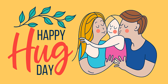Happy Hug Day Vector Greeting Card Illustration Stock Illustration - Download Image Now - Adult, Affectionate, Art - iStock Happy Hug Day Vector Greeting Card Illustration Stock Illustration - Download Image Now - Adult, Affectionate, Art - iStock