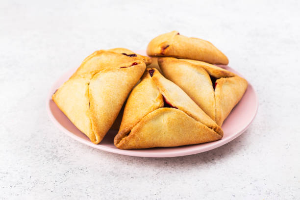istock Traditional hamantaschen cookies 1296460992