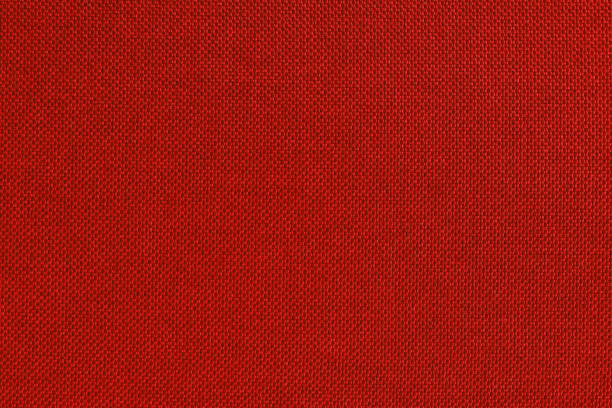 istock Dark red linen fabric cloth texture background, seamless pattern of natural textile. 1296461567