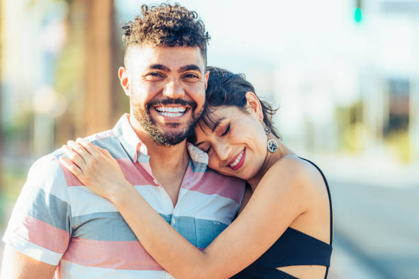 istock Couple enjoying a summer city break 1296468496