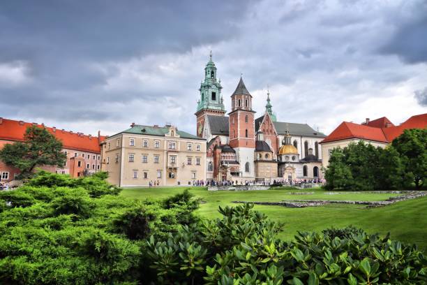 Krakow city in Poland. Wawel Cathedral