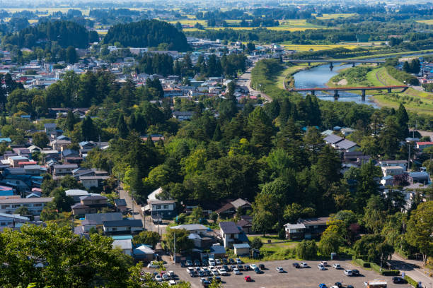 istock Landscape of Kakunodate town 1296483549