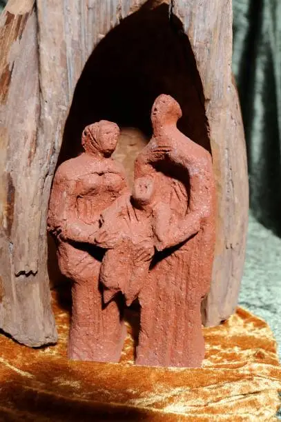 Photo of christmas crib or nativity scene