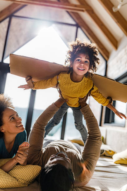 istock I'm flying like an airplane! 1296488068
