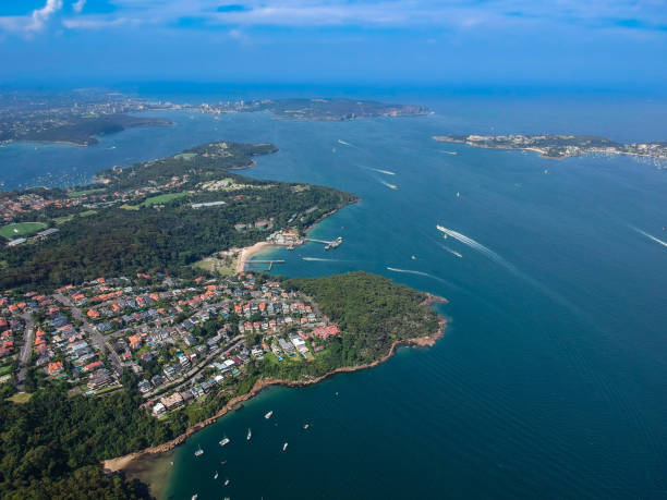 istock Panoramic Aerial View Sydney Harbour 1296489370