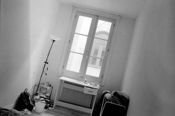 Raw images of a quarantined patient's room