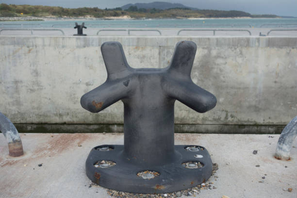 istock a bollard at a port or harbour 1296502225