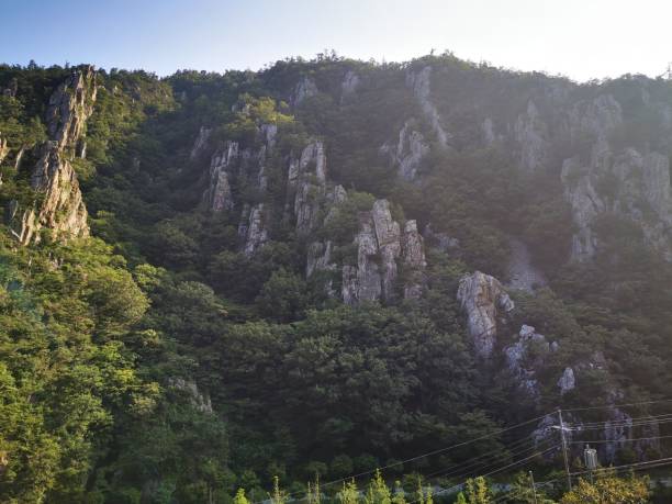 ridge of a moutain