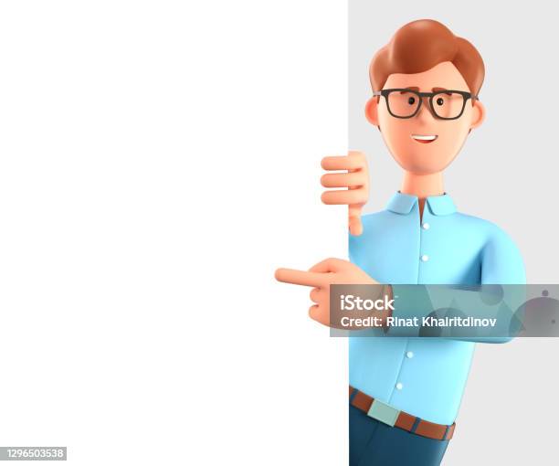 3d Illustration Of Happy Man Pointing Finger At Blank Presentation Board Cute Cartoon Smiling Businessman With Advertising Placard Stock Photo - Download Image Now - iStock 3d Illustration Of Happy Man Pointing Finger At Blank Presentation Board Cute Cartoon Smiling Businessman With Advertising Placard Stock Photo - Download Image Now - iStock