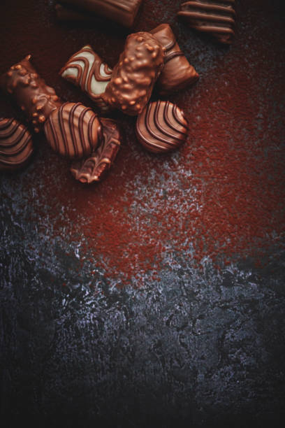 istock Preparing Finest Homemade Chocolate Pralines 1296505362