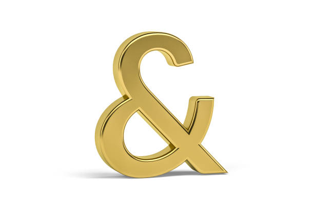 istock Gold 3d Ampersand 1296509543
