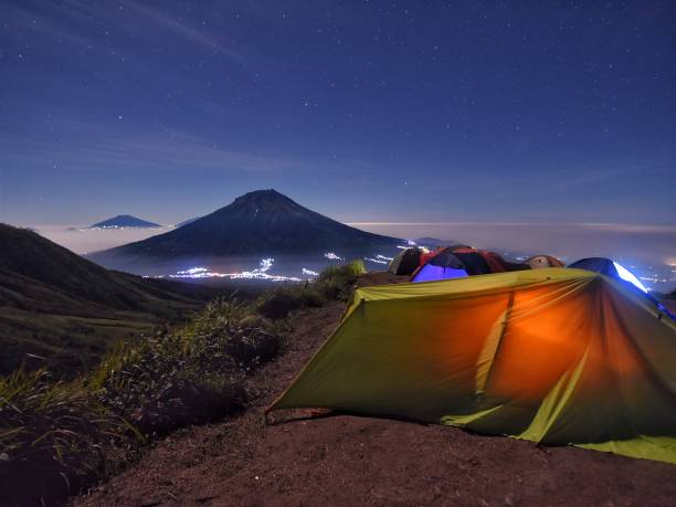 istock Beautifull night in kembang mountain 1296512244