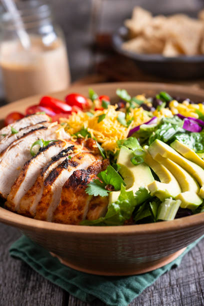 istock Southwestern Chicken Chopped Salad 1296514246