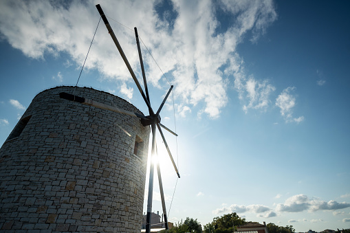 Corfu, Greece: The old windmill of Corfu city.