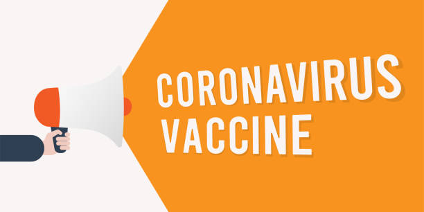 istock Vector illustration of good news: COVID-19 Vaccine 1296526948
