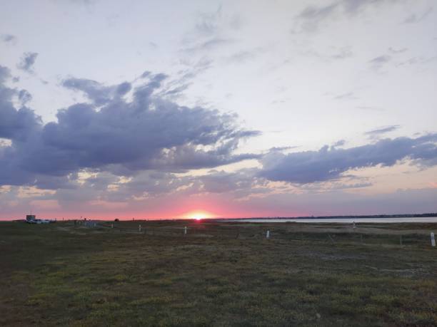 istock Sunset in the countryside 1296527359
