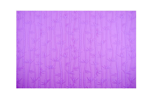 Purple silicone baking mat isolated on white background, copy space. Top view, flat lay. Clipping path