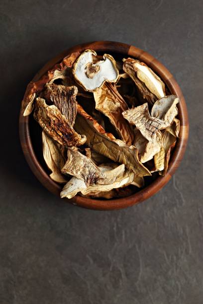 istock Dry Porcini mushrooms. 1296538342