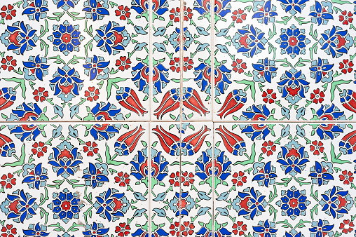 ancient mosaic ornament pattern photo