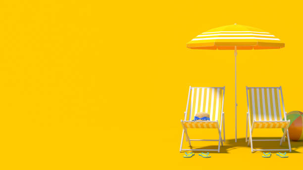 istock Beach travel summer holiday vacation concept background with copy space, 3d rendering 1296542480