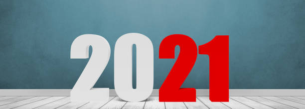 istock Happy New Year Background. Start in 2021. 3D illustration 1296548213