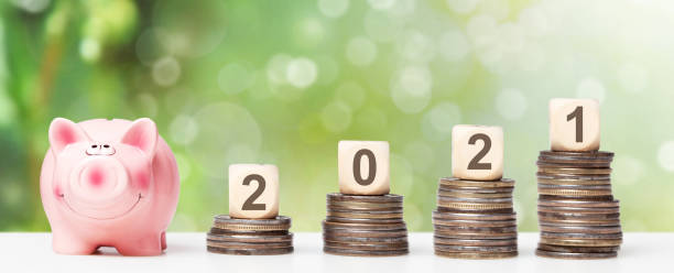 istock Happy New Year Background. Start in 2021 1296549641