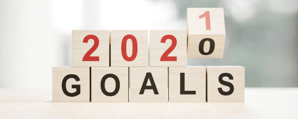 istock Happy New Year Background. Goal for 2021. 3D illustration 1296550217
