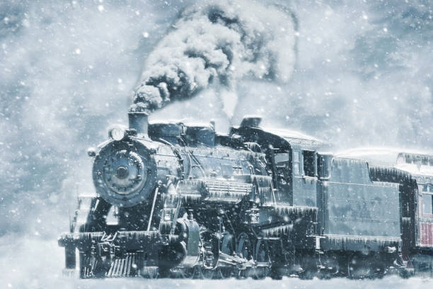 istock A Restored Steam Engine Steamed Up in a Snow Storm With Icicles on it 1296550222