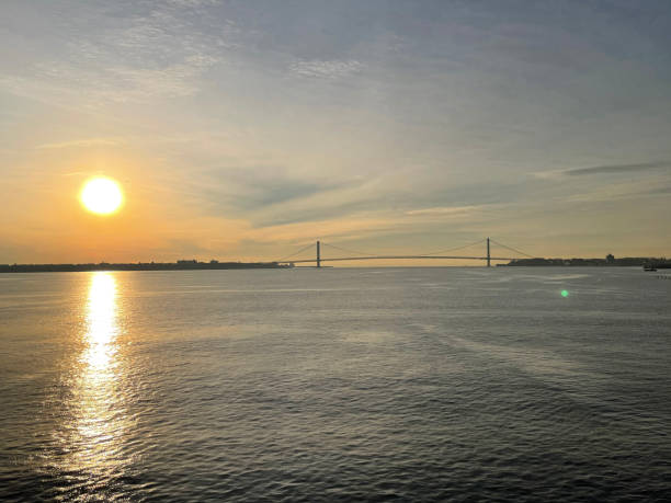 istock Verrazzano-Narrows Bridge at sunrise 1296552865