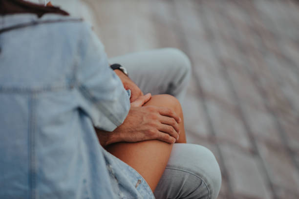 istock Intimate moment on date of two unrecognizable people 1296571921