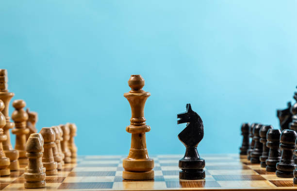 istock handmade wooden chess pieces 1296575338