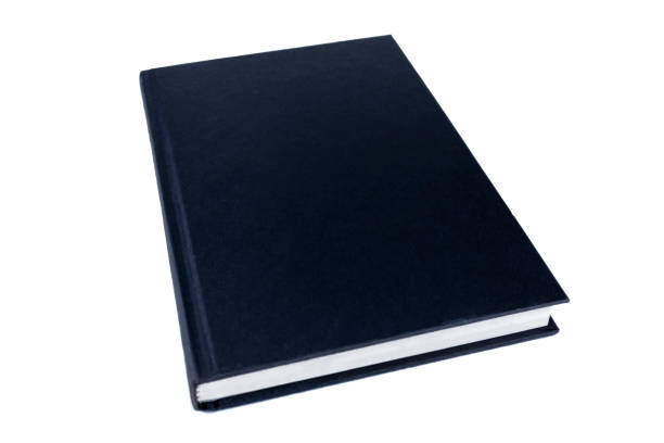 istock Black book cover on white background, perspective view 1296576905