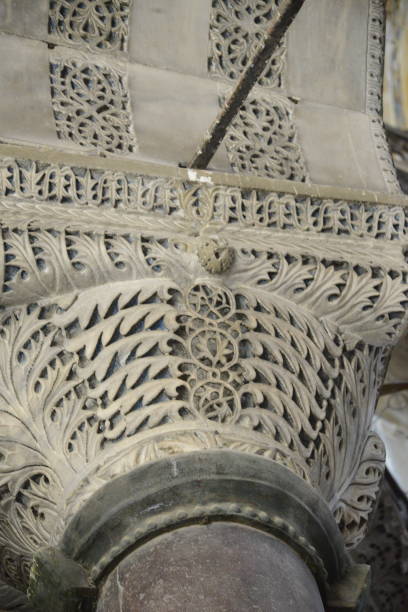 istock Decorated capital, Byzantine art, inside Hagia Sophia Istanbul 1296620249