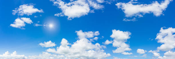 istock Beautiful panorama blue sky and clouds with daylight natural background. 1296621048
