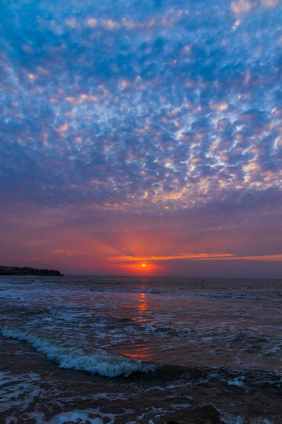 Jalandhar Beach is a small rocky beach near the South Pole Point in Diu. It is a haven of beauty, peace, and tranquility. The place gets its name from a mythological demon, Jalandhar who was killed by Krishna. The beach has a small memorial atop a hill along with a stone face structure of the demon Jalandhar. The beach also houses a temple dedicated to Goddess Chandrika.