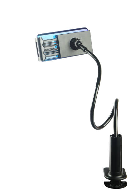 istock Flexible mobile phone holder on white background 1296633176
