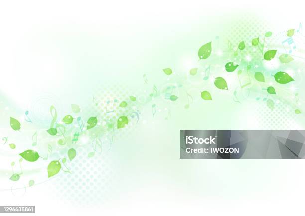 Shining And Refreshing Leaf Frame Stock Illustration - Download Image ...