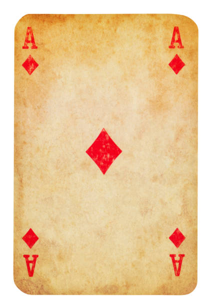 istock Ace Of Diamonds old playing card - Isolated 1296639031