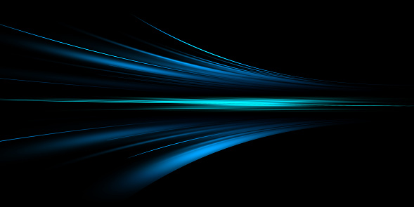 Fondo de tecnología abstracta de velocidad gris y azul photo