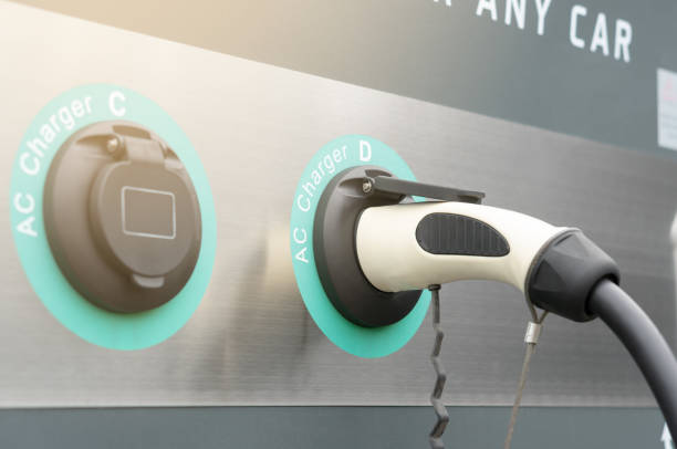 istock Modern electric car charger 1296641195