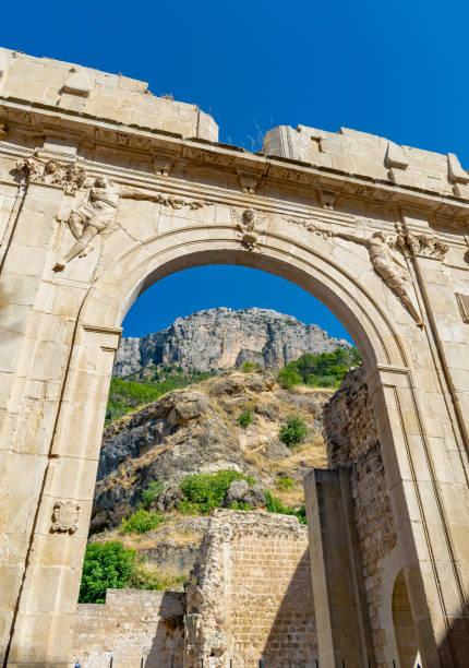 istock Archway ruins and mountain peaks of Cazorla, Spain 1296655436