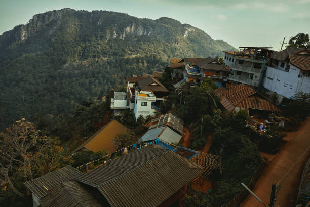 istock Village in the middle of mountain 1296661249