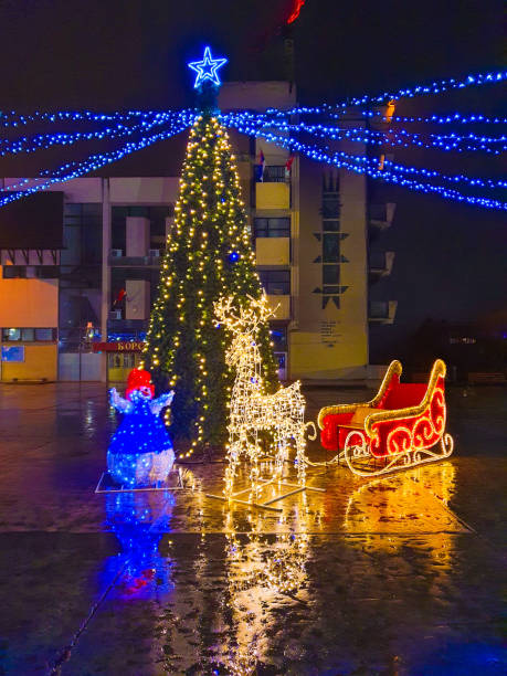 istock New Year's and Christmas decoration 1296669977